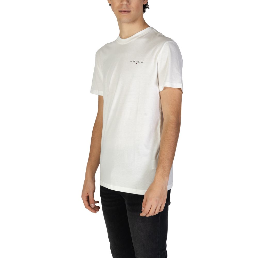 Tommy Hilfiger Jeans Cream Bomuld Rigenerato T-shirt