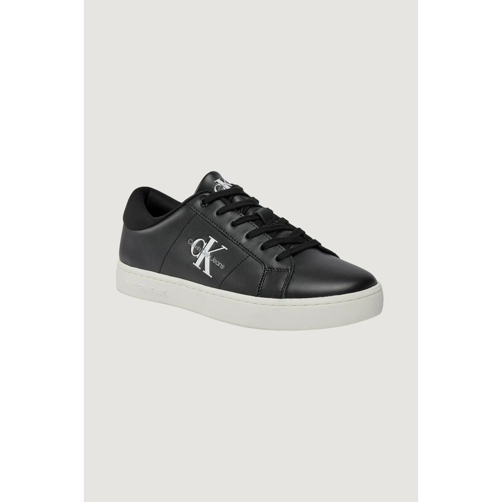 Calvin Klein Jeans Black Leather Sneaker