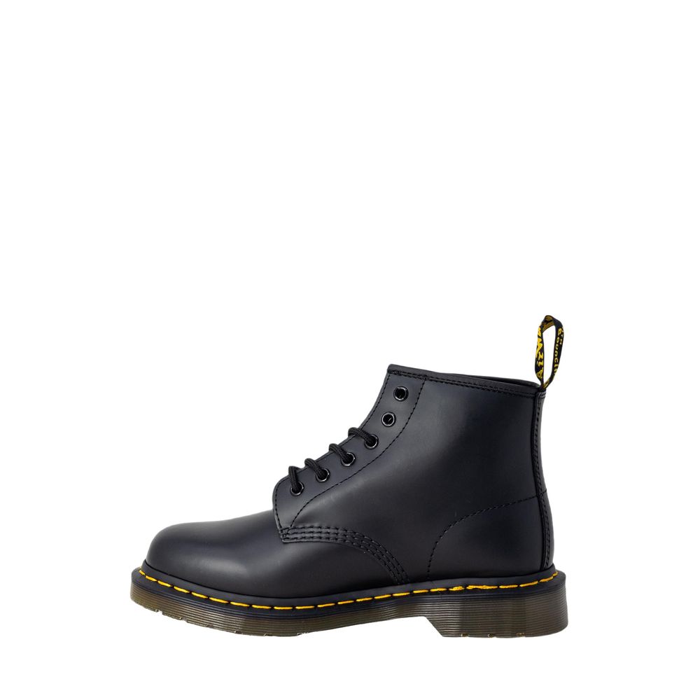 Dr. Martens sort læderstøvle