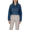 Replay Blue Cotton Jackets & Coat