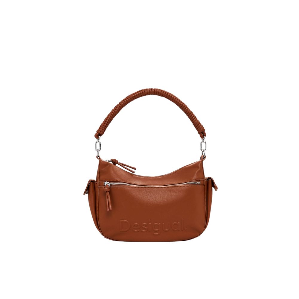 Desigual Brown Polyethylene Handbag