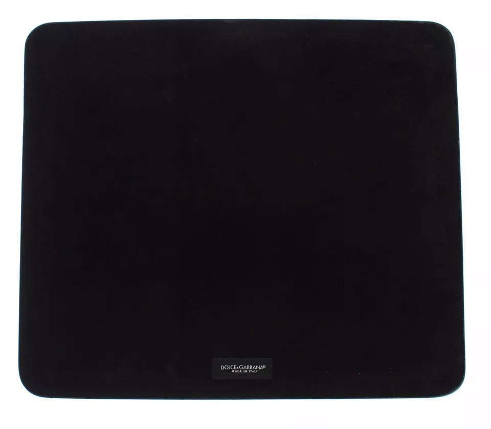 Dolce & Gabbana Green Leather Mouse Pad