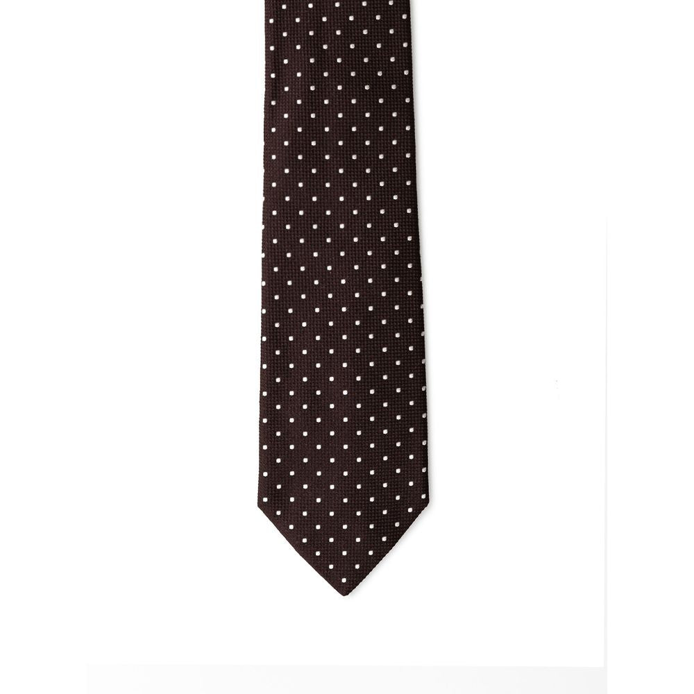 Emporio Armani Brown Silk Ties & Bowty