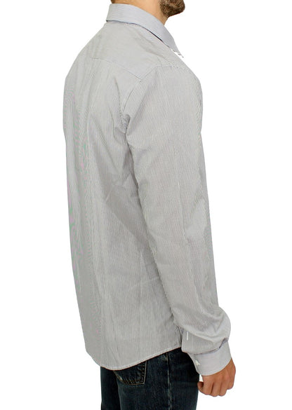 GF Ferre Chic Gråstribet Bomuldsskjorte med Casual Look