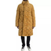 Bottega Veneta Yellow Wool Long Teddy Coat Jacket