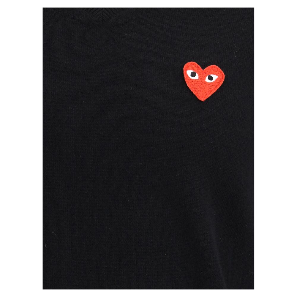 Comme Des Garçons Play Logoed Sweater