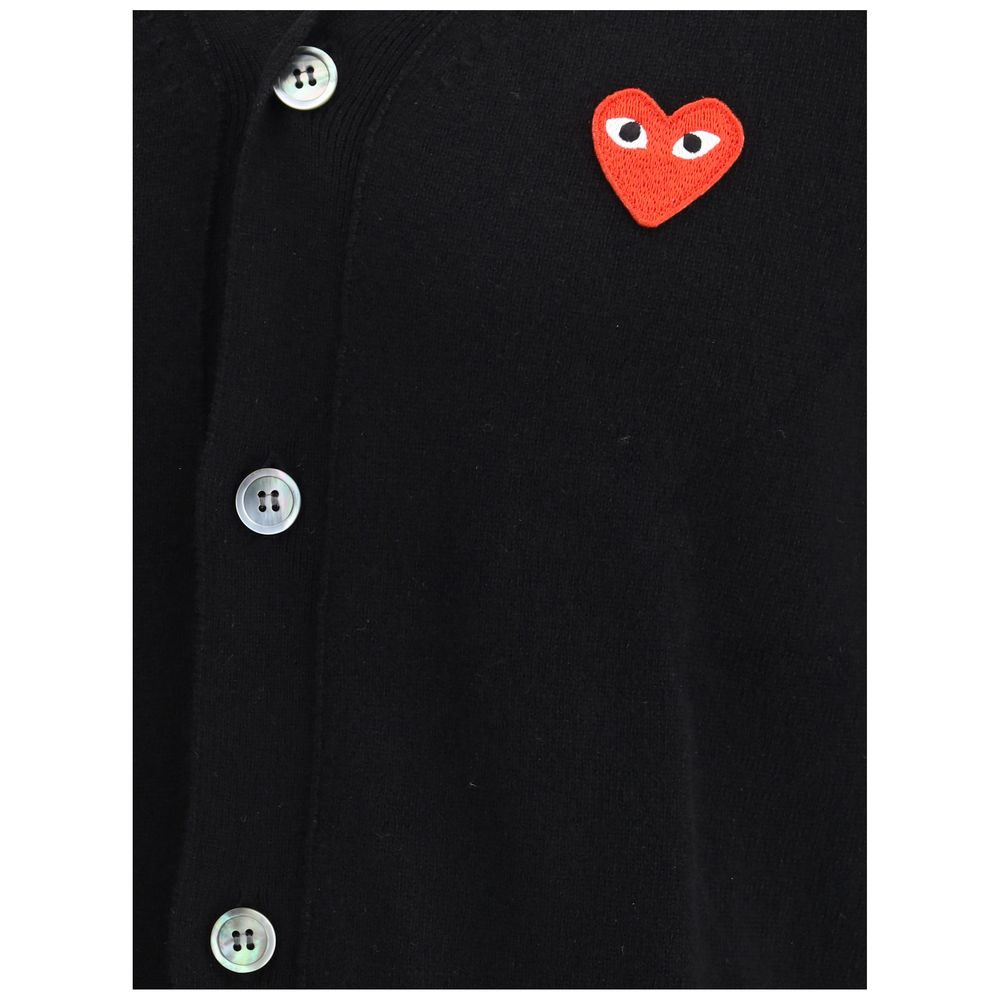 Comme Des Garçons Play Logoed Cardigan