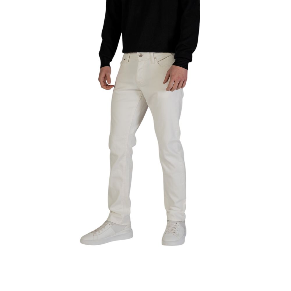 Jack Jones White Cotton Jeans & Pant