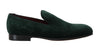 Dolce & Gabbana Elegant Grønne Slip-On Loafers i ruskind