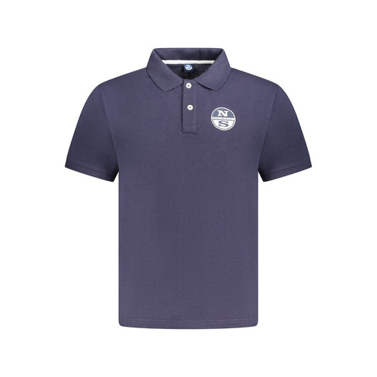 North Sails Blue Cotton Polo Shirt