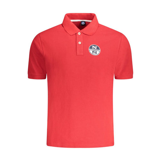 North Sails Rød Bomuld Polo Shirt til mænd