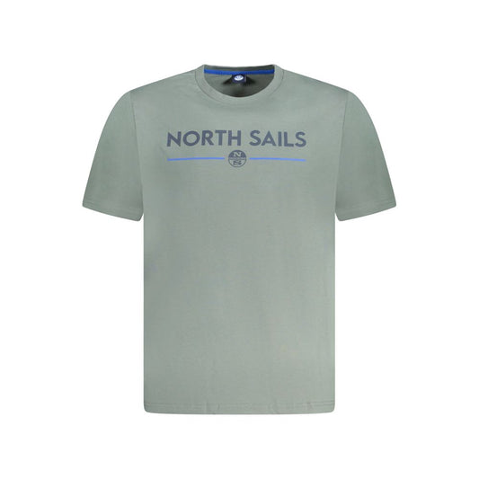 North Sails Green Cotton T-Shirt