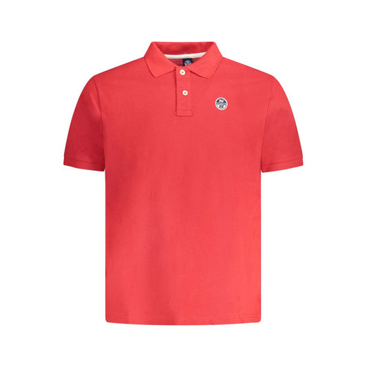 North Sails Rød Bomuld Polo Shirt til mænd