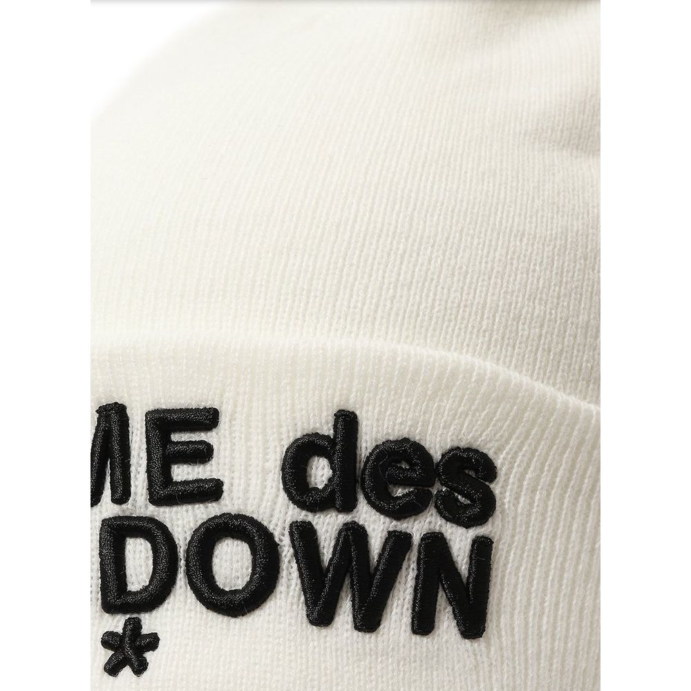 Comme Des Fuckdown White Acrylic Hats & Cap