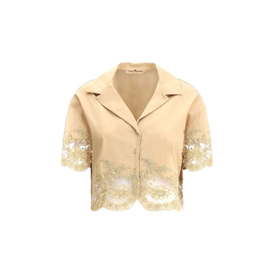 Ermanno Scervino skjorte med blondedetaljer