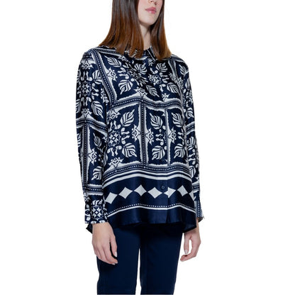 Street One Blue Viscose Sweater