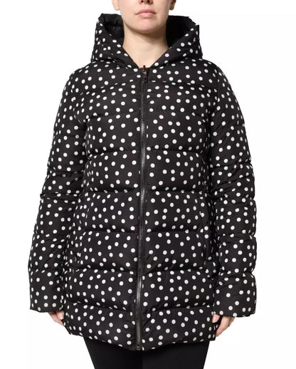 Dolce &amp; Gabbana Elegant Sort Hættetrøje med Lynlås