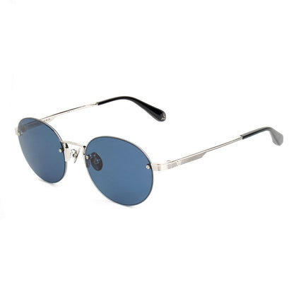 Police Gray Metal Sunglasses