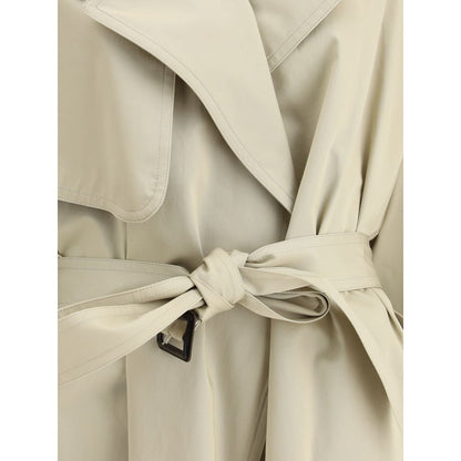 Balenciaga Raw-cut short Trench Coat