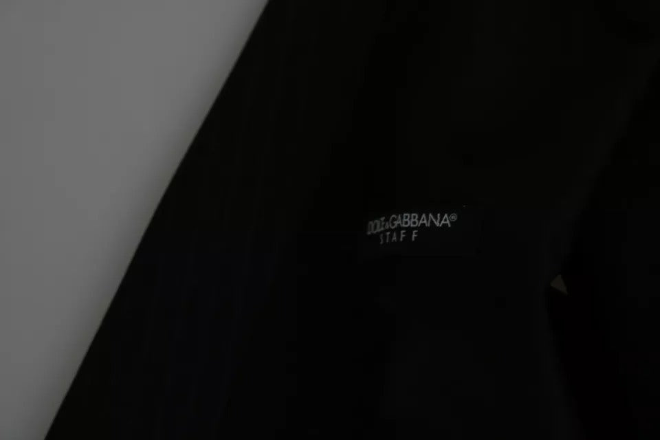 Dolce &amp; Gabbana Negru Bărbați Formal STAFF Rochie Vestă Vestă