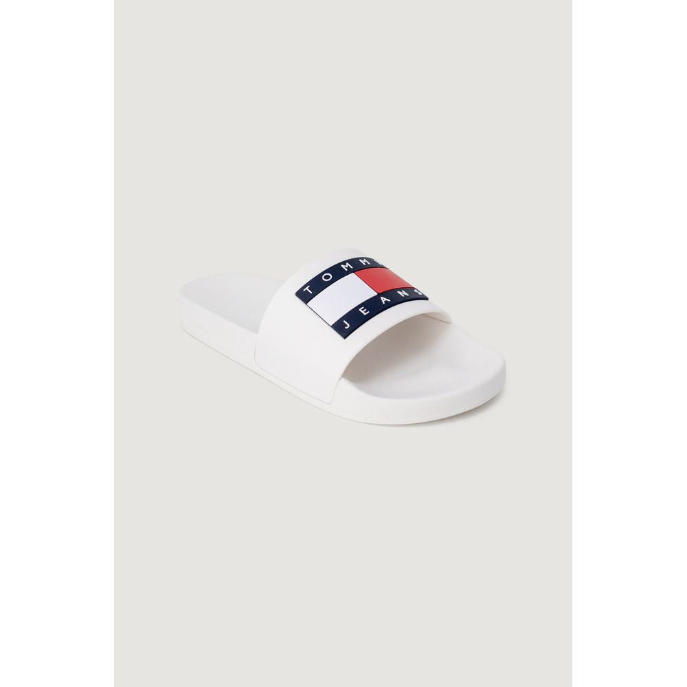 Tommy Hilfiger Jeans White Polyethylene Sandal