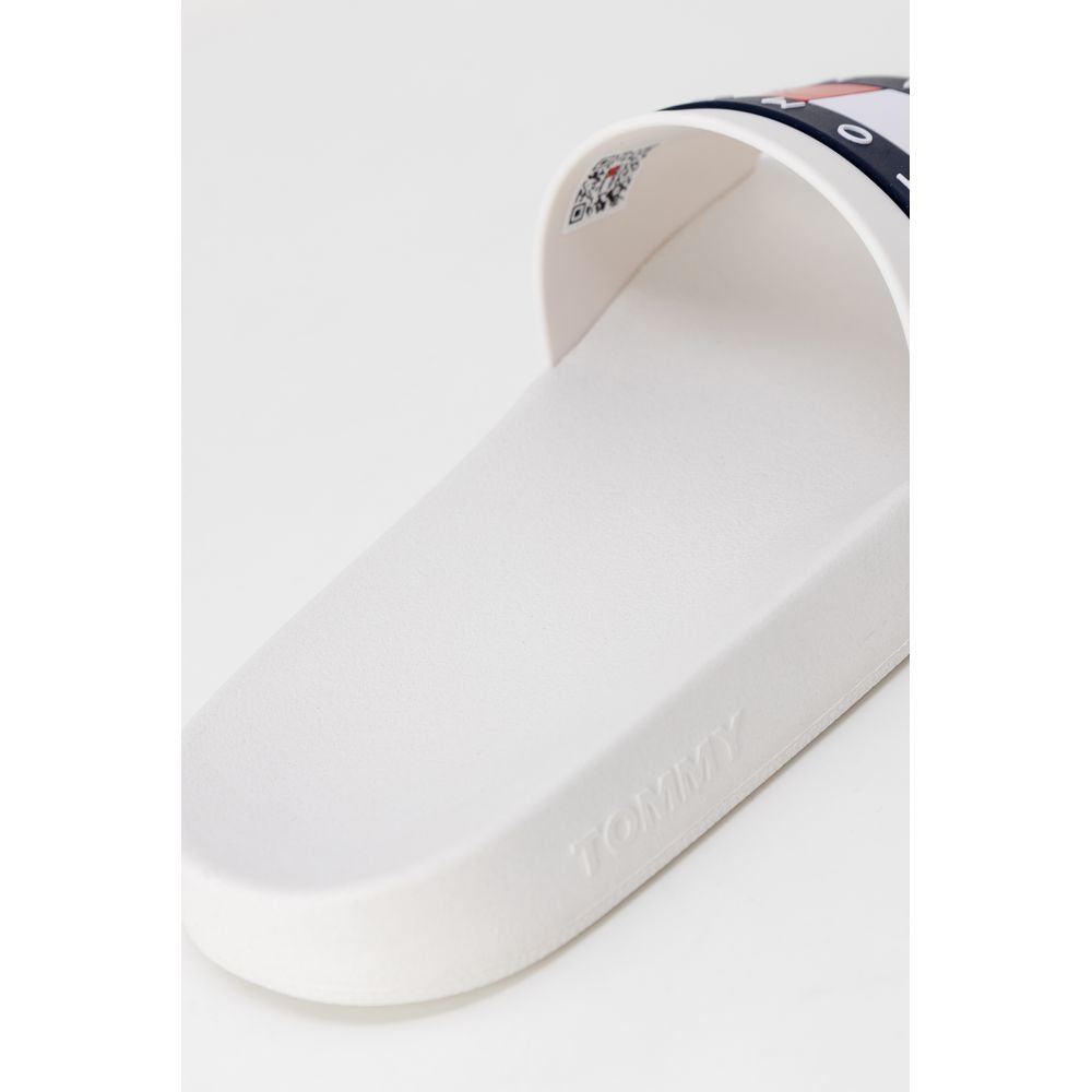 Tommy Hilfiger Jeans White Polyethylene Sandal