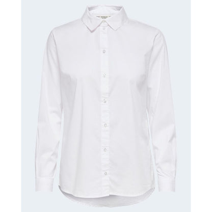 Jacqueline De Yong White Cotton Shirt