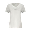 Calvin Klein White Cotton Tops & T-Shirt