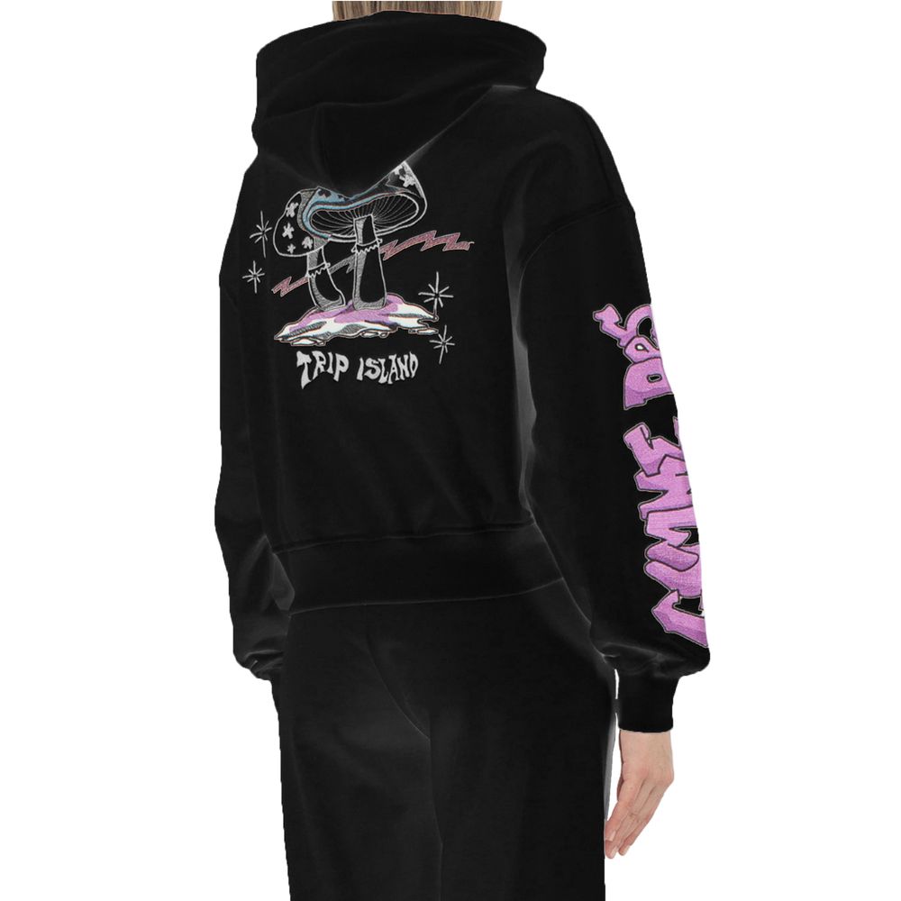 Comme Des Fuckdown Sort Bomuldssweater