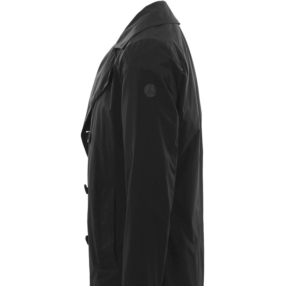 People Of Shibuya Sort Genbrugt Polyester Herretrench