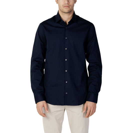 Calvin Klein Blue Cotton Shirt