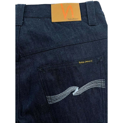 Nudie Jeans Blå Bomuld Herrejeans