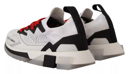 Dolce &amp; Gabbana Hvide SORRENTO Sport Stretch Herresko Sneakers