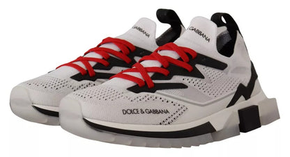 Dolce &amp; Gabbana Hvide SORRENTO Sport Stretch Herresko Sneakers