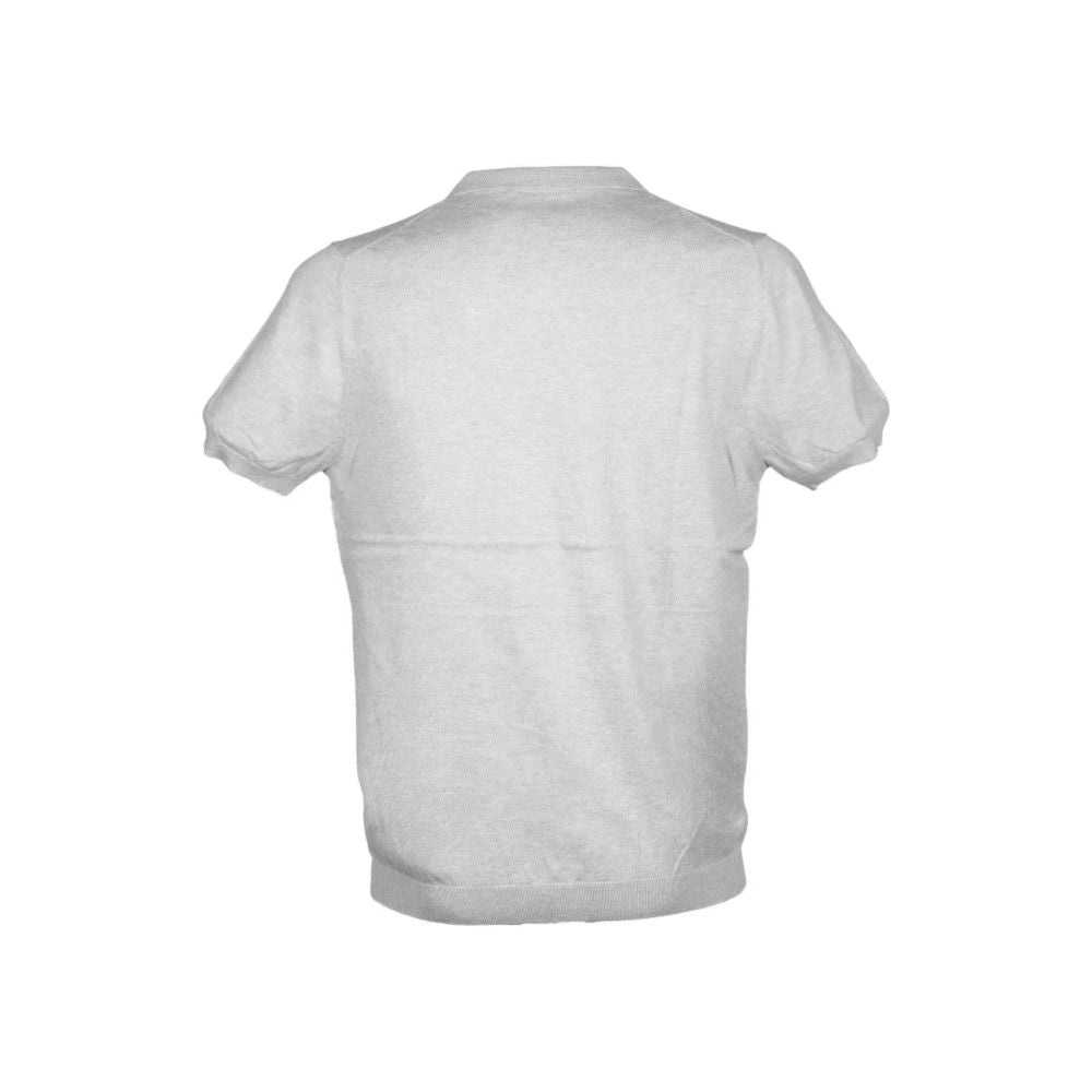 Grå bomuldspoloshirt fra People Of Shibuya
