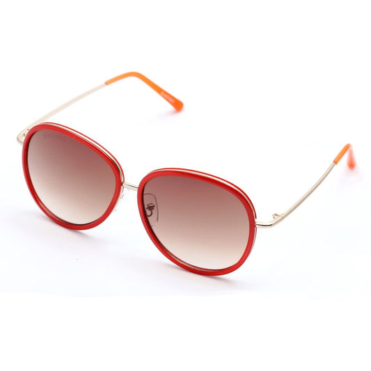 Lancaster Red Metal Sunglasses