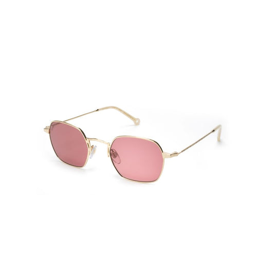 Hally&Son Gold Metal Sunglasses