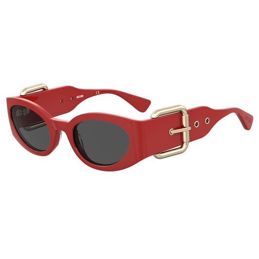 Moschino Red Resin Sunglasses