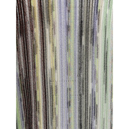 Missoni-skjorte med ikonisk flerfarvet mønster