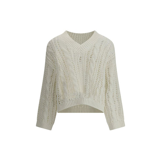 Brunello Cucinelli Blondestrikket sweater