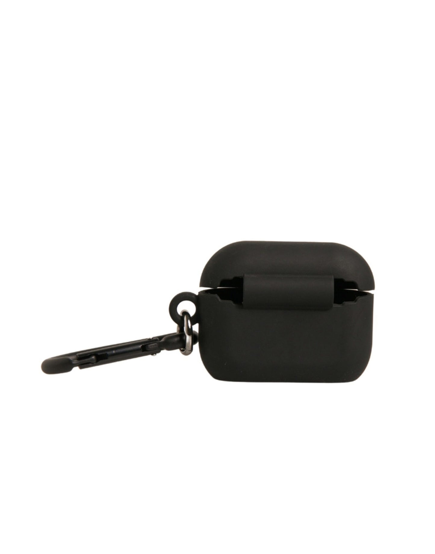 Dolce &amp; Gabbana Sort Silikone Gummi Logo Præget Airpods Etui