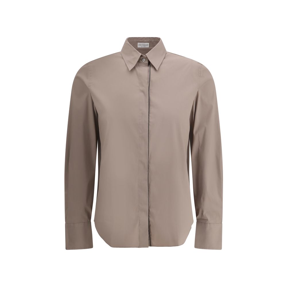 Brunello Cucinelli-skjorte med udsmykninger