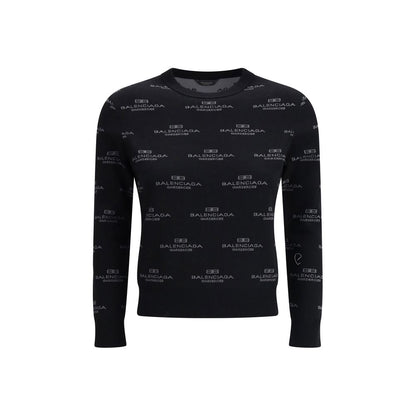 Balenciaga sweater med heldækkende logo