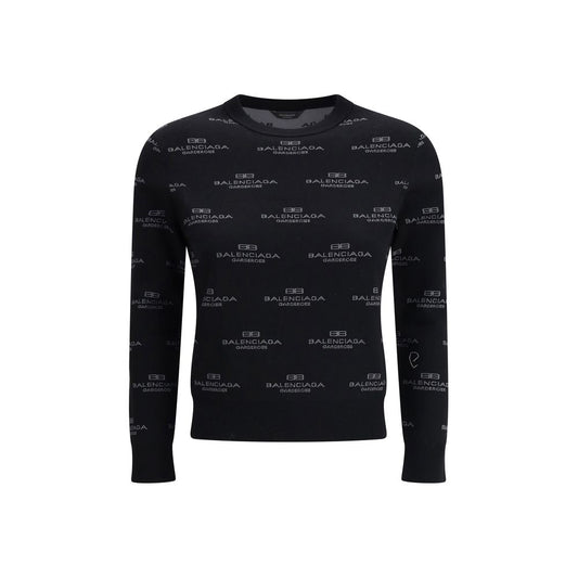 Balenciaga sweater med heldækkende logo