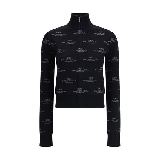 Balenciaga cardigan med heldækkende logo