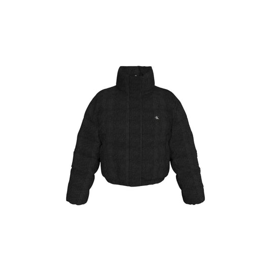 Calvin Klein Jeans Sorte Polyesterjakker &amp; Frakke