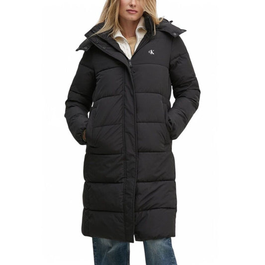 Calvin Klein Jeans Sorte Polyesterjakker &amp; Frakke