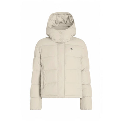 Calvin Klein Jeans Beige genbrugspolyesterjakker og -frakker