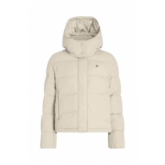 Calvin Klein Jeans Beige genbrugspolyesterjakker og -frakker