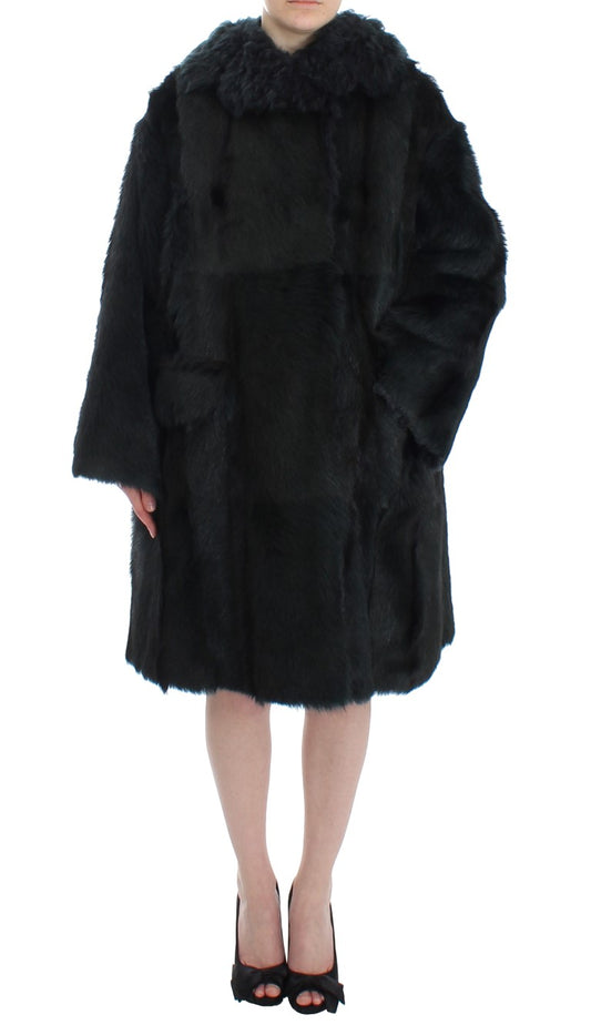 Dolce &amp; Gabbana Exquisite Shearling Coat Jacket